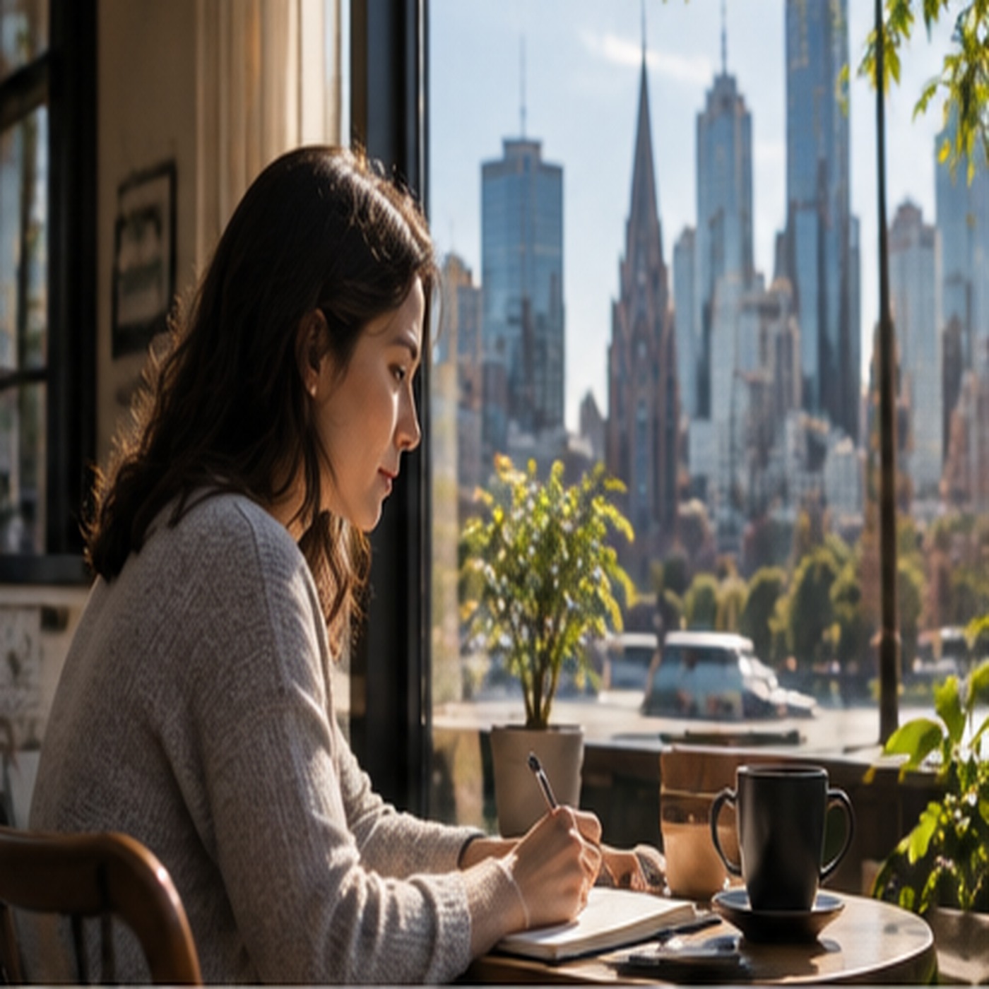 Professional working in an Australian city setting